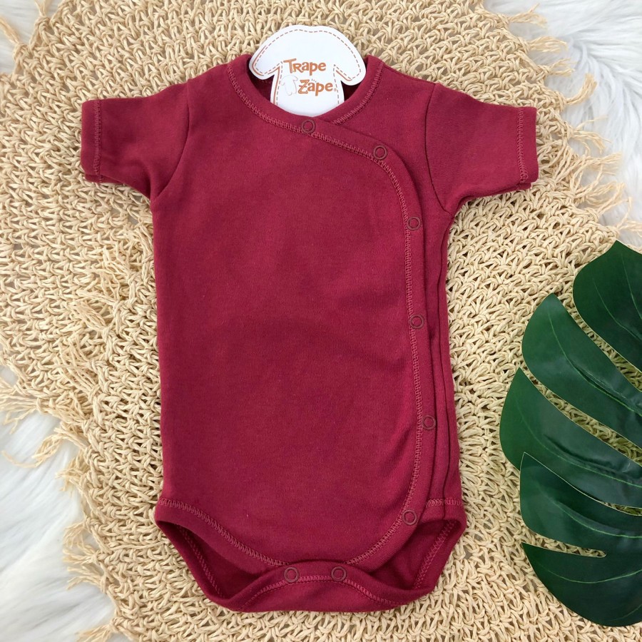 Body kimono M/c Liso Bordo Body kimono M/c Liso Bordo